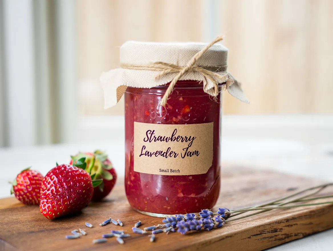Classic Strawberry Jam jar
